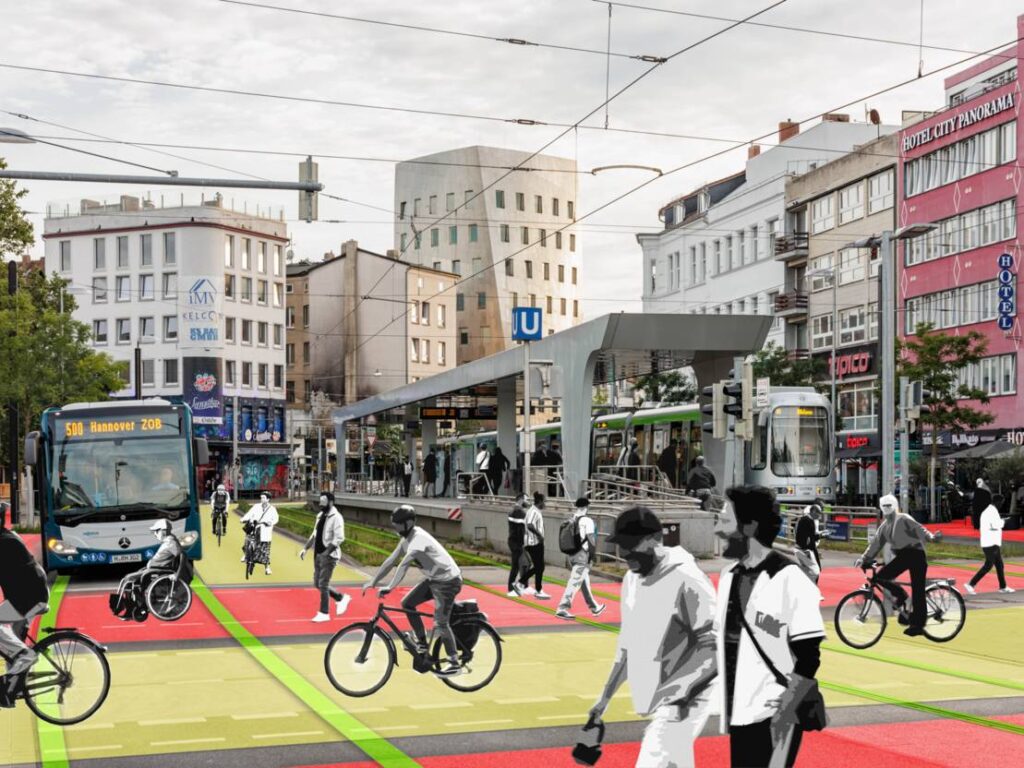 (Illustration Steintor: Ole Spata/Stadt Hannover)