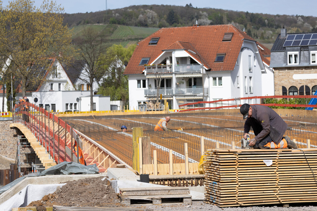 Wiederaufbau im Ahrtal