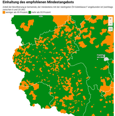 Karte Abdeckung ÖPNV in Rheinland-Pfalz