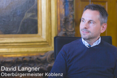 Screenshot aus dem Video mit OB David Langner